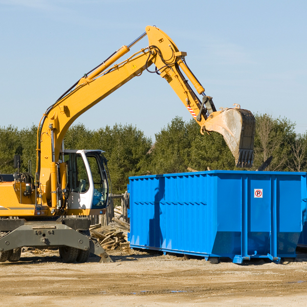 what size residential dumpster rentals are available in New Albany KS